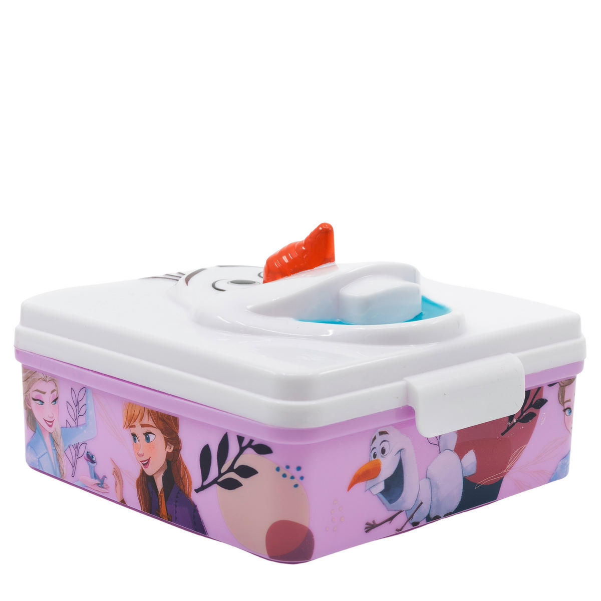 LUNCHBOX - Lila/Weiß, Basics, Kunststoff (13,5/13,5/7,5cm) - Disney