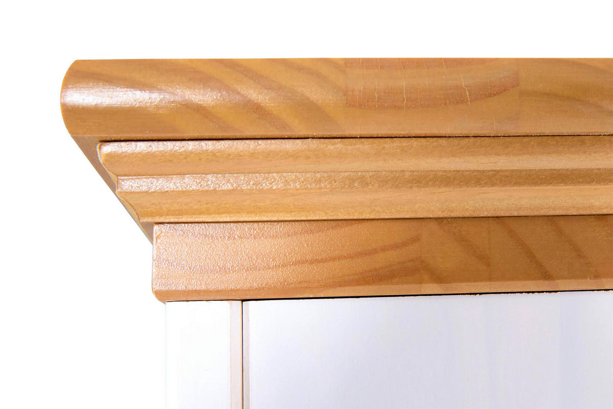 ORMAR ZA ODJEĆU bijela, hrast Artisan   - bijela/hrast Artisan, Moderno, staklo/drvni materijal (215/208/64cm) - Landscape