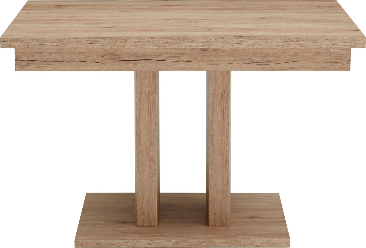 ESSTISCH in Holzwerkstoff 105-145/65/77 cm  - Sandfarben/Eichefarben, Natur, Holzwerkstoff (105-145/65/77cm) - Cantus