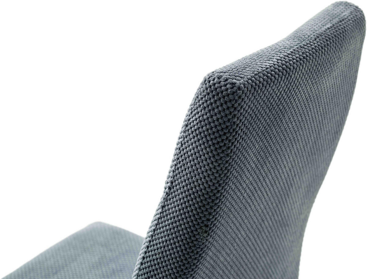SCHWINGSTUHL  in Cord  - Jadegrün/Schwarz, Modern, Textil/Metall (50/102/63cm) - Carryhome