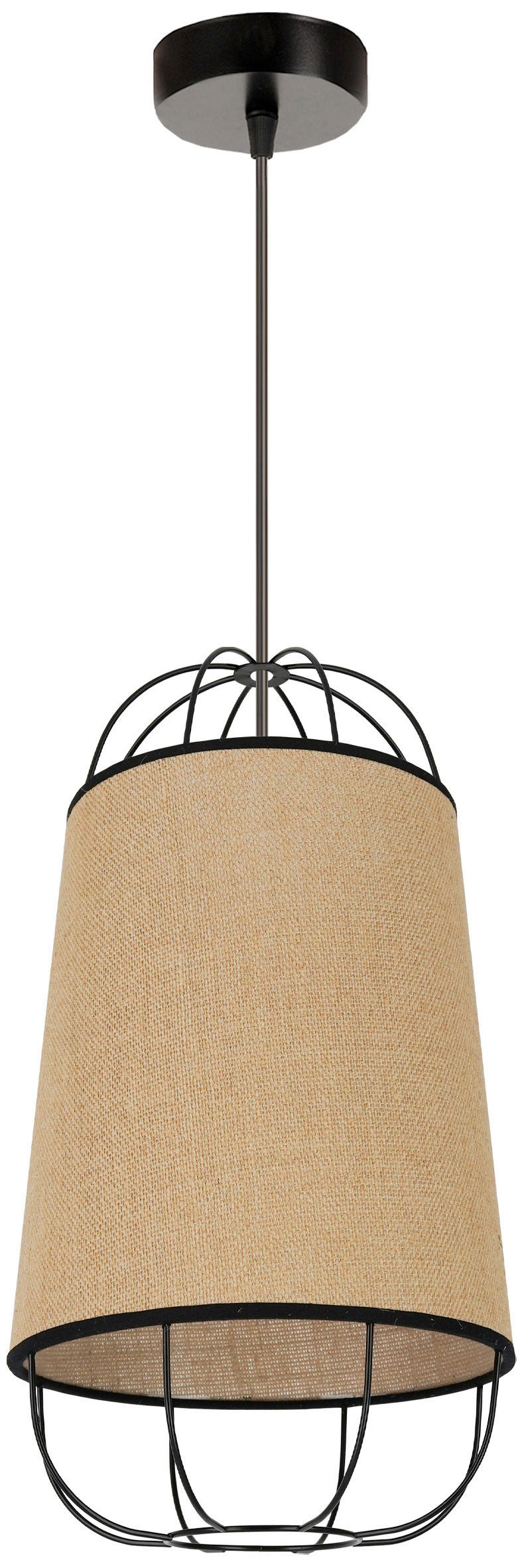 HÄNGELEUCHTE 22/102 cm   - Beige, Natur, Textil (22/102cm)