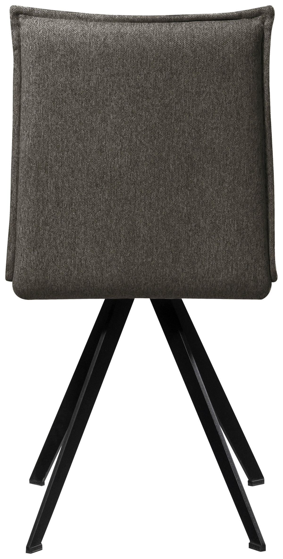 STUHL Webstoff Schwarz, Dunkelgrau Buche massiv  - Dunkelgrau/Schwarz, Basics, Holz/Textil (46/91/61cm) - Carryhome