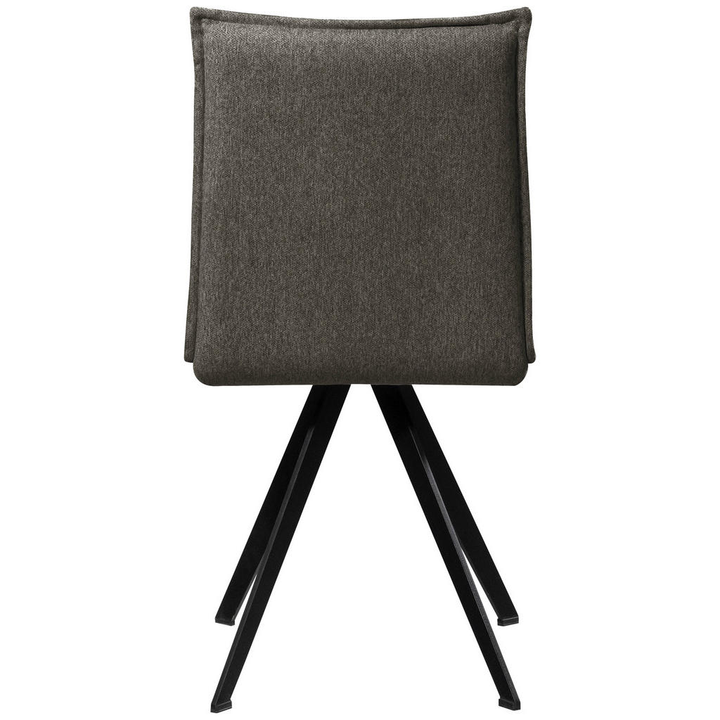 Thumbnail - Carryhome Stuhl, Dunkelgrau, Schwarz, Textil, Metall, Holz, Buche, massiv, eckig, konisch, 46x91x61 cm, Stoffauswahl, Es...