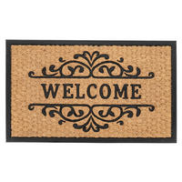 DVEŘNÍ ROHOŽKA, 45/75 cm světle hnědá - světle hnědá, Basics, textil/plast (45/75cm) - Kayoom