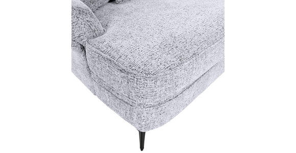 XXL-SESSEL - Hellgrau/Schwarz, ROMANTIK / LANDHAUS, Textil/Metall (125/102/137cm) - Landscape