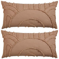 KISSENHÜLLEN-SET Noyona 40/80 cm  - Hellbraun, Trend, Textil (40/80cm) - Ambiente