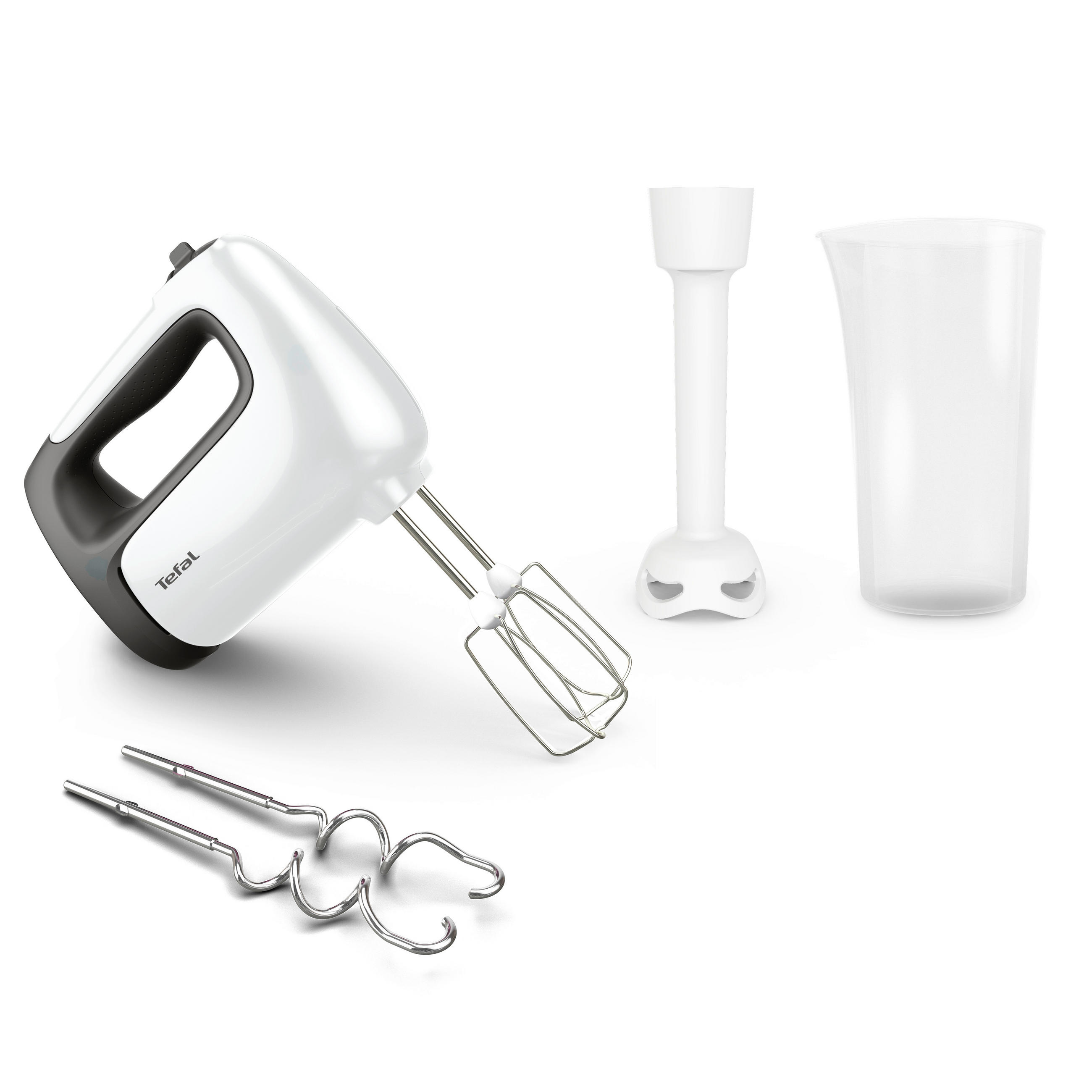 HANDMIXER  - Weiß, Basics, Kunststoff (14,4/21,7/21cm) - Tefal