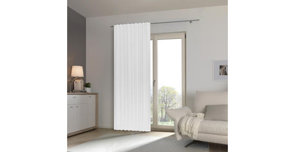 FERTIGVORHANG Verdunkelung  - Weiß, Basics, Textil (140/300cm) - Esposa