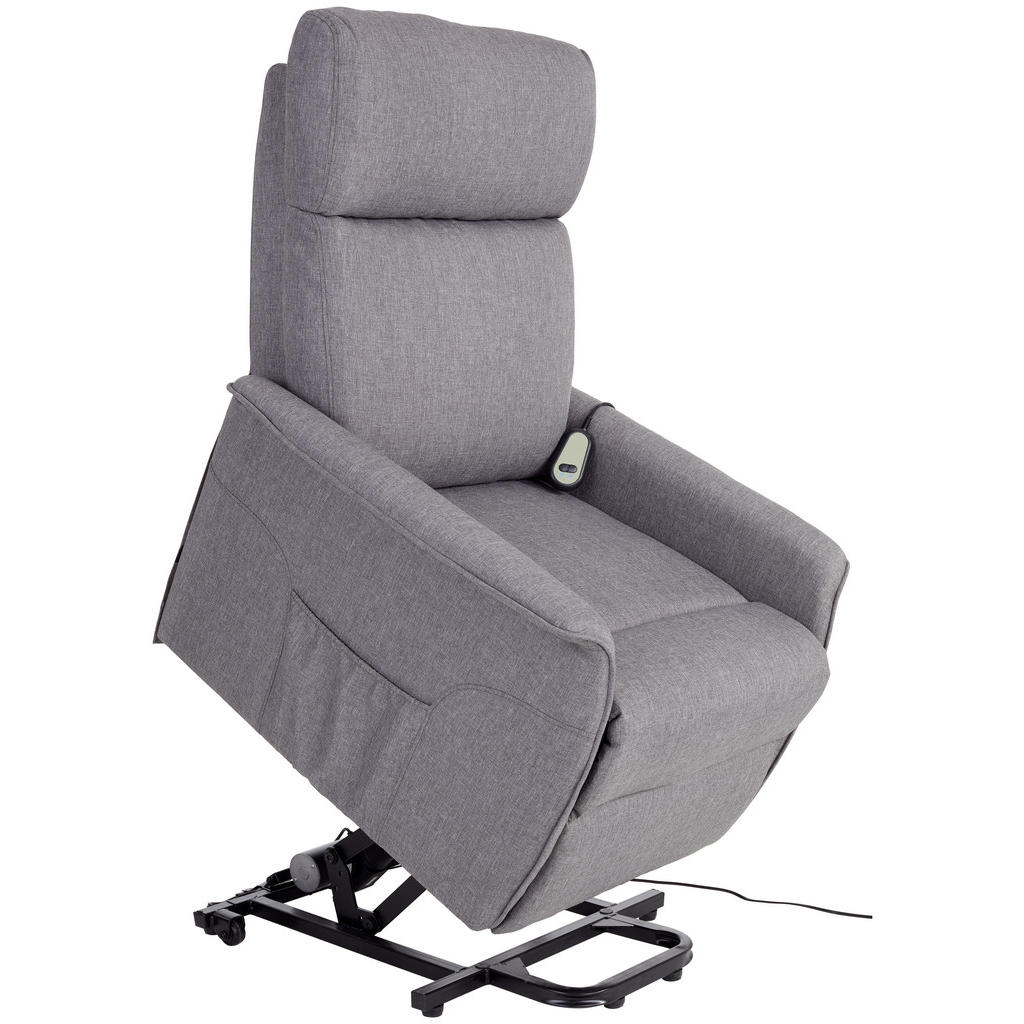 Thumbnail - Mid.you Relaxsessel, Grau, Metall, Textil, 66x80-97x90-159.5 cm, Wohnzimmer, Sessel, Relaxsessel