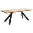 ESSTISCH in Holz, Metall 200/100/77 cm - Eichefarben/Schwarz, Design, Holz/Metall (200/100/77cm) - Novel ESSTISCH in Holz, Metall 200/100/77 cm - Eichefarben/Schwarz, Design, Holz/Metall (200/100/77cm) - Novel
