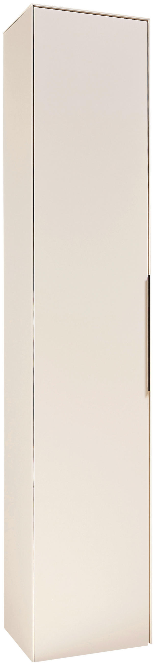 HOCHSCHRANK 38/192/30 cm  - Kaschmir/Schwarz, Design, Holzwerkstoff/Kunststoff (38/192/30cm) - home24