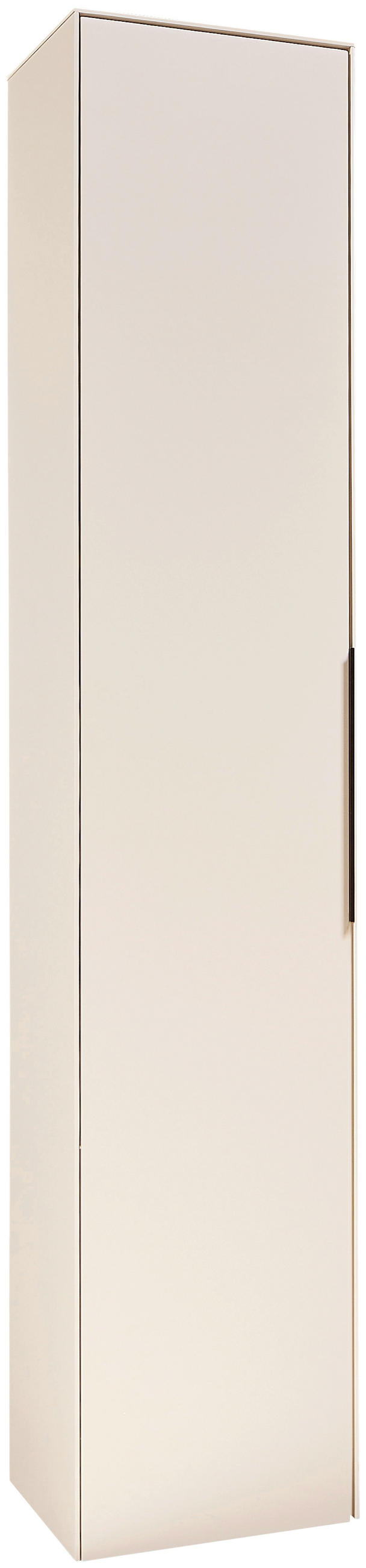 HOCHSCHRANK 38/192/30 cm  - Kaschmir/Schwarz, Design, Holzwerkstoff/Kunststoff (38/192/30cm) - home24