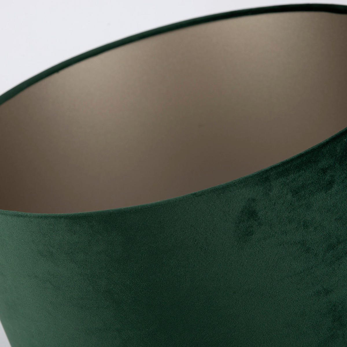 LEUCHTENSCHIRM 35/24 cm   - Dunkelgrün, Basics, Textil/Metall (35/24cm)