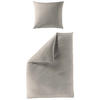 BETTWÄSCHE Makosatin 155/220 cm  - Taupe, KONVENTIONELL, Textil (155/220cm) - Bierbaum