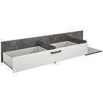 BETTKASTEN Grau  - Grau, MODERN, Holzwerkstoff (150/22/53cm) - Xora