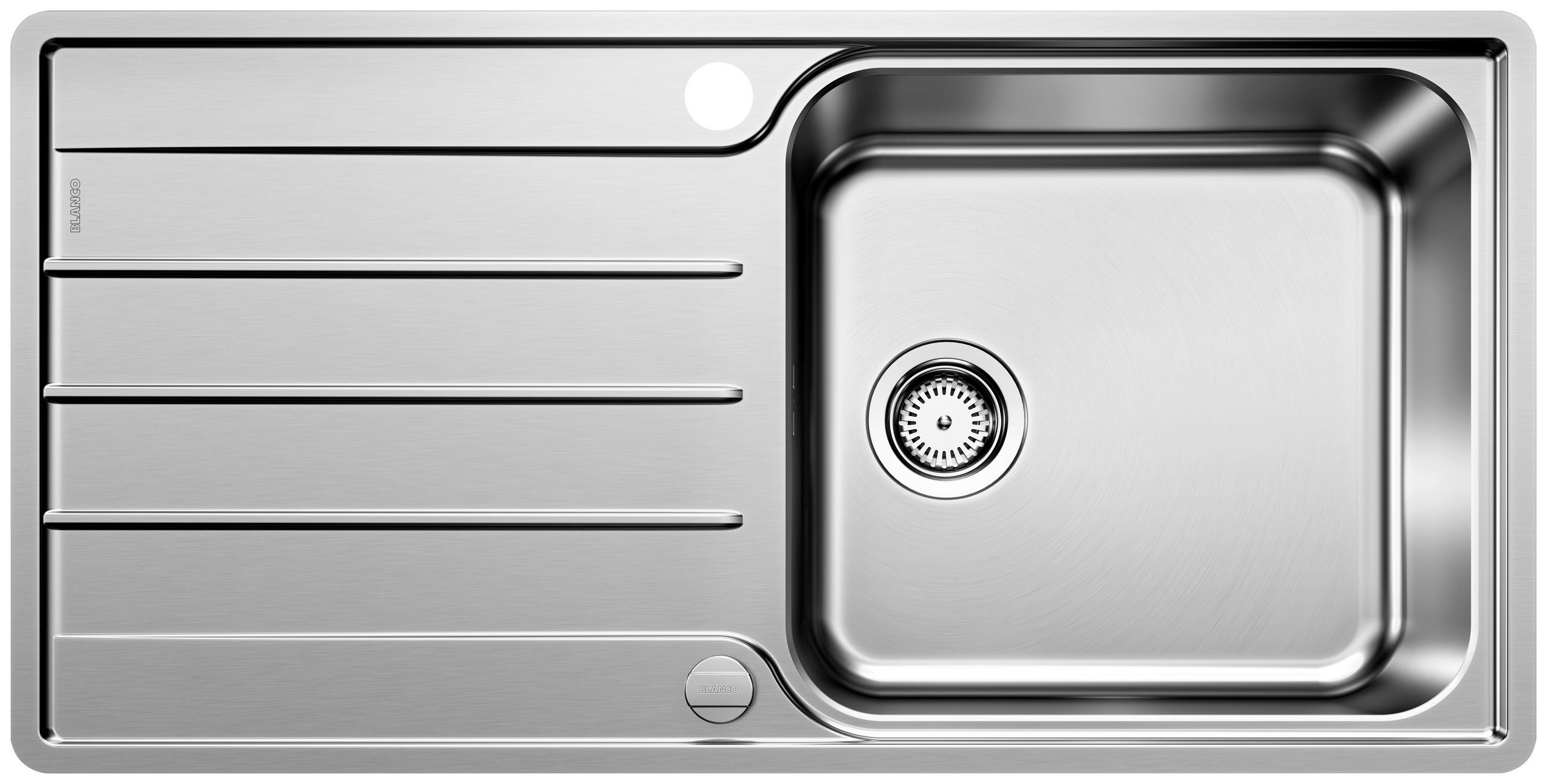 SPÜLE 523035  - Edelstahlfarben, Basics, Metall (100/20,5/50cm) - Blanco