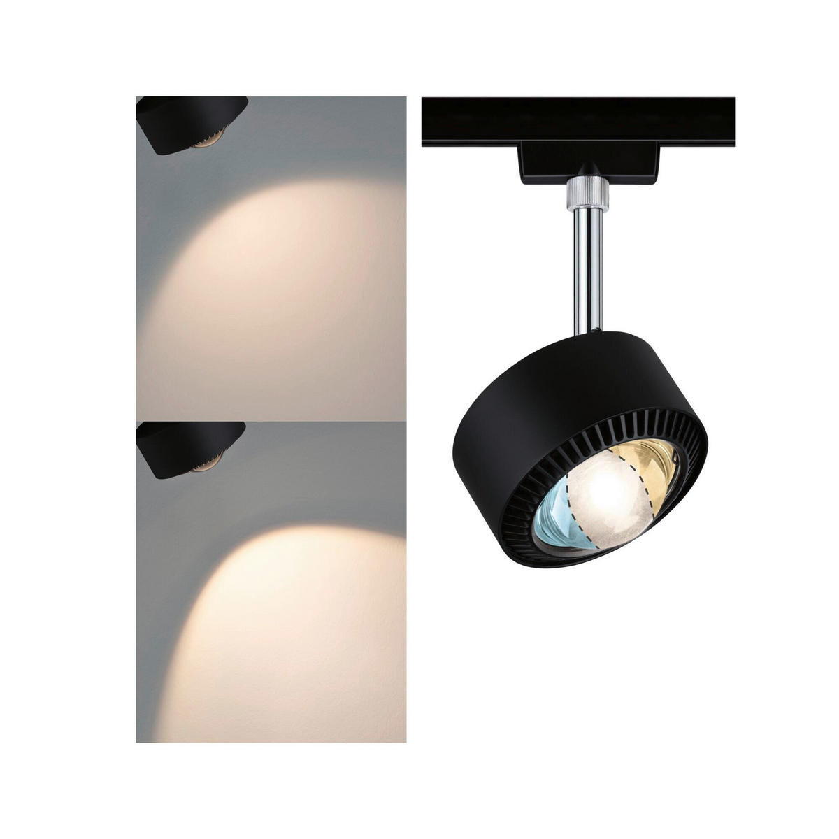 SCHIENENSYSTEM-STRAHLER URail Spot Aldan 9,8/17,0 cm   - Basics (9,8/17,0cm) - Paulmann