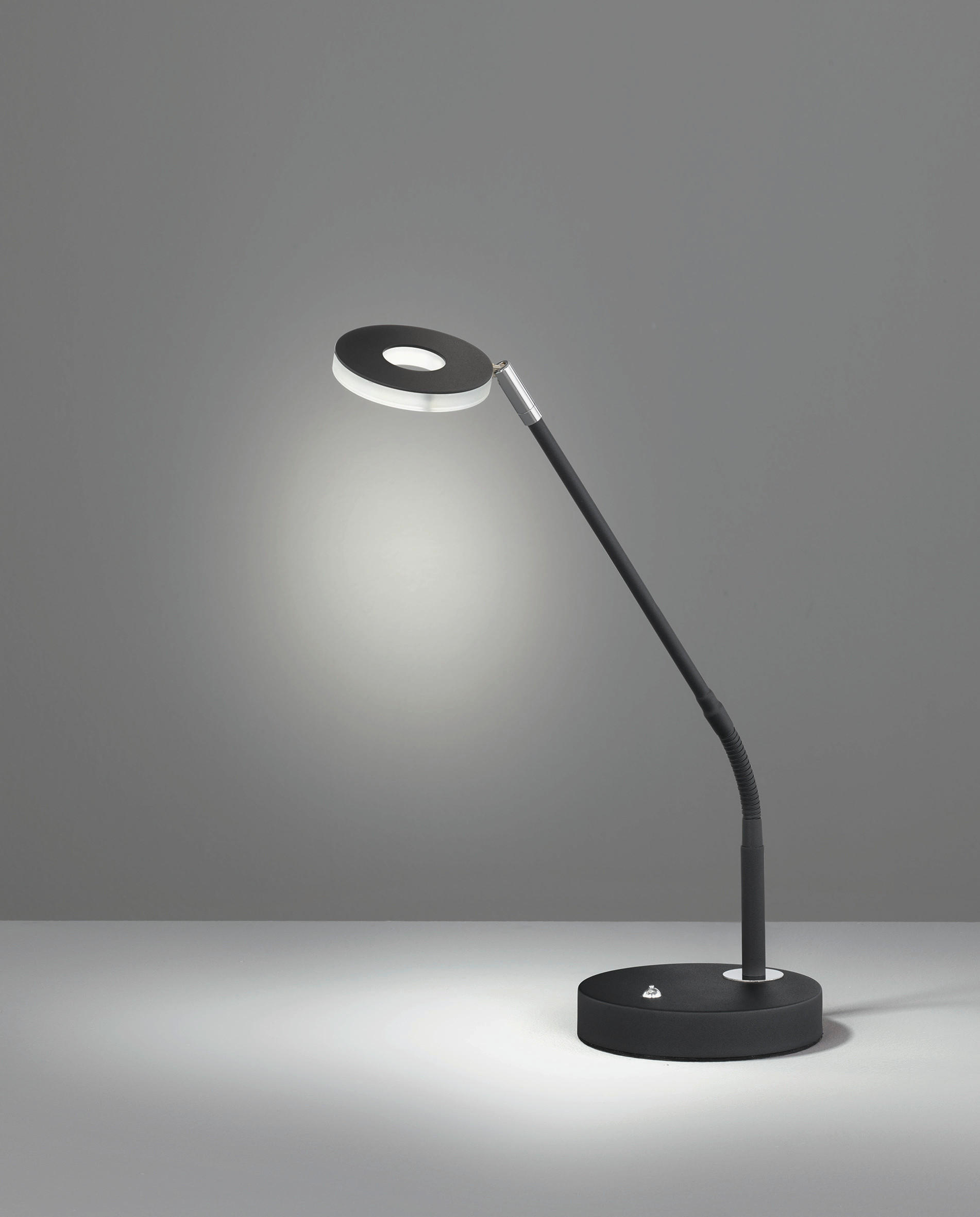 LED-TISCHLEUCHTE 16/60 cm - Schwarz/Weiß, Design, Kunststoff/Metall (16/60cm)