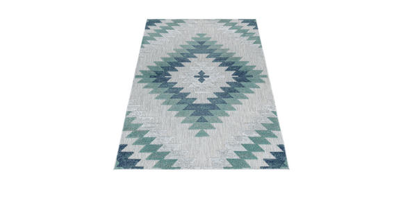 FLACHWEBETEPPICH 140/200 cm Bahama Blau  - Blau, Design, Textil (140/200cm) - Novel