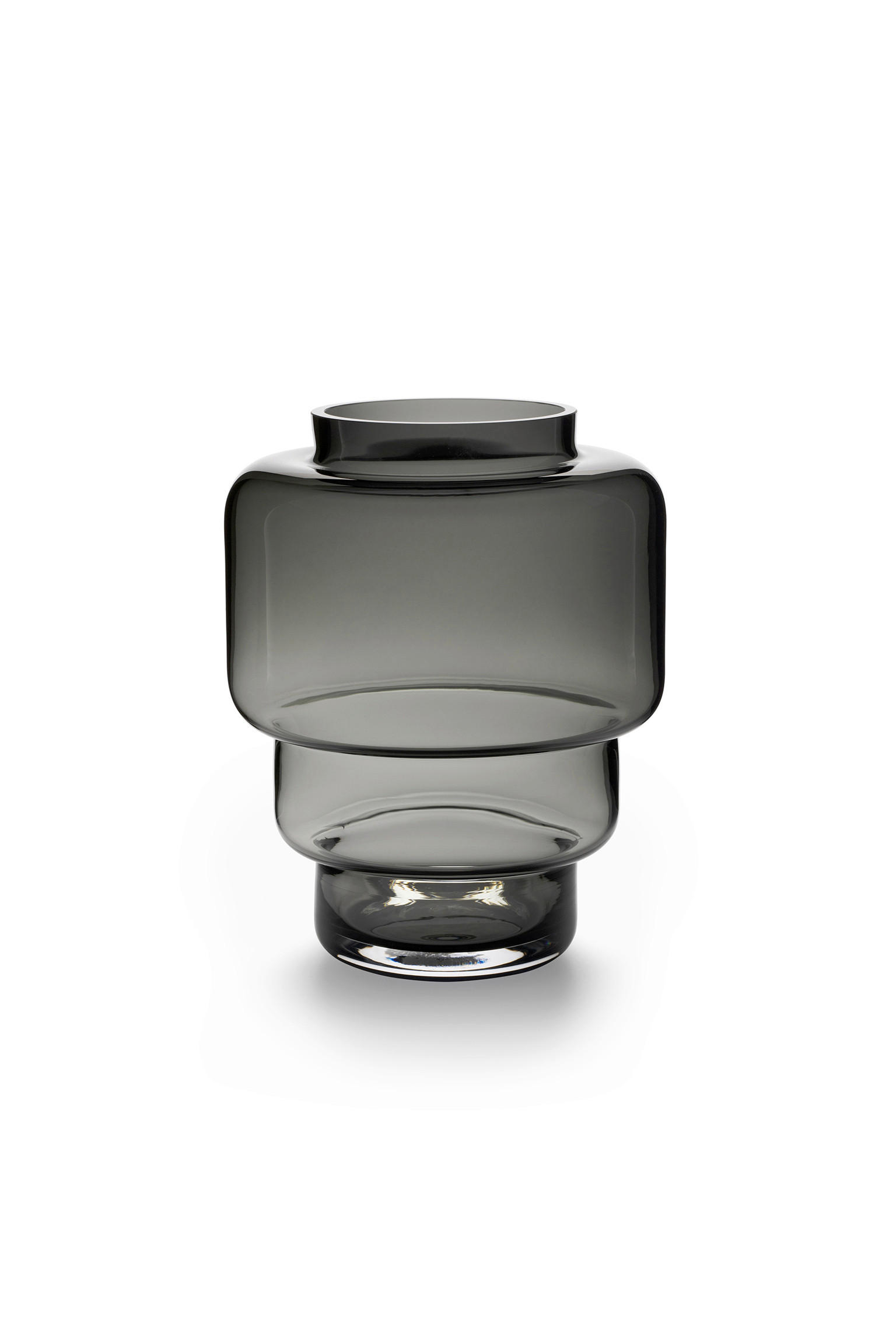 VASE 19,5 cm  - Grau, Basics, Glas (16/19,5cm) - Markslöjd