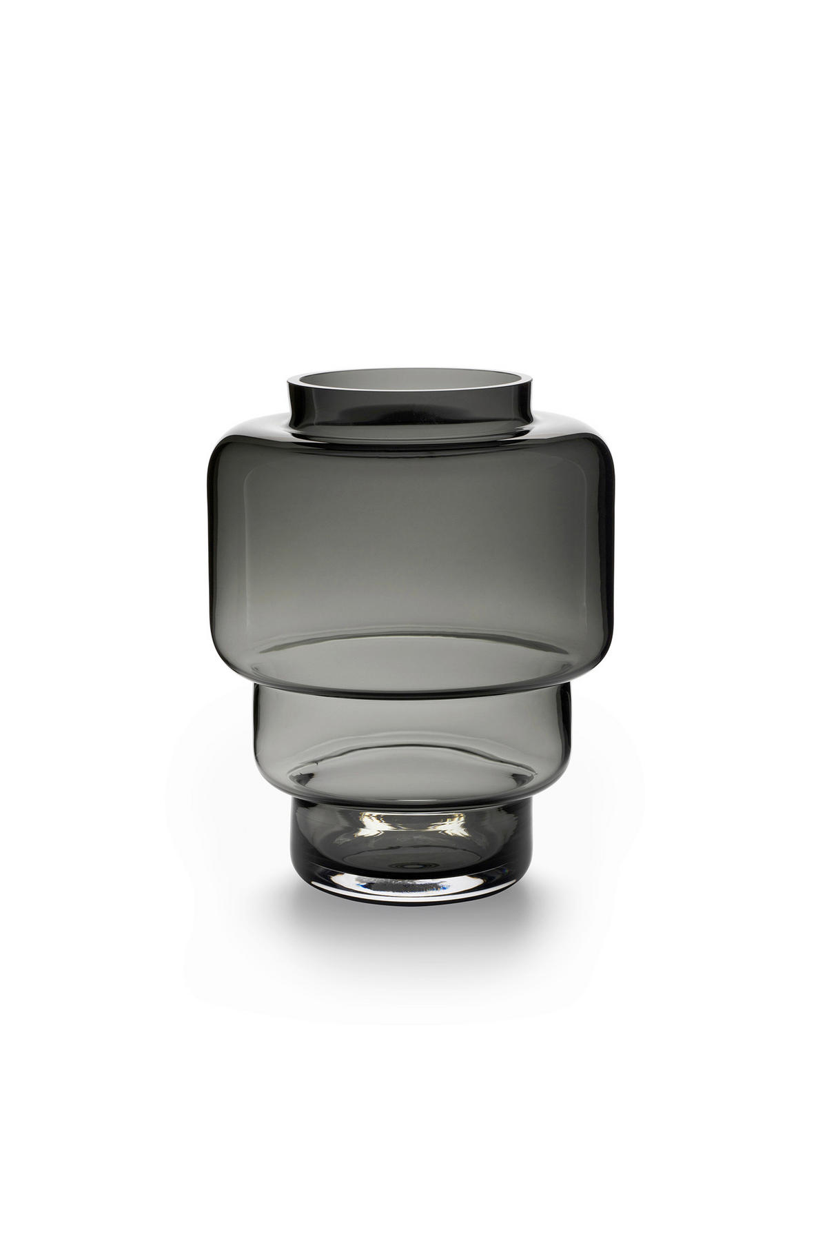 VASE 19,5 cm  - Grau, Basics, Glas (16/19,5cm) - Markslöjd