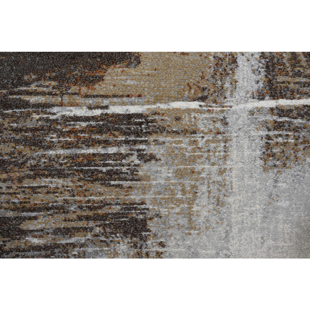 Thumbnail - Novel Webteppich Argentum, Anthrazit, Grau, Terracotta, Textil, Abstraktes, rechteckig, 240x330 cm, Oeko-Tex® Standard 1...