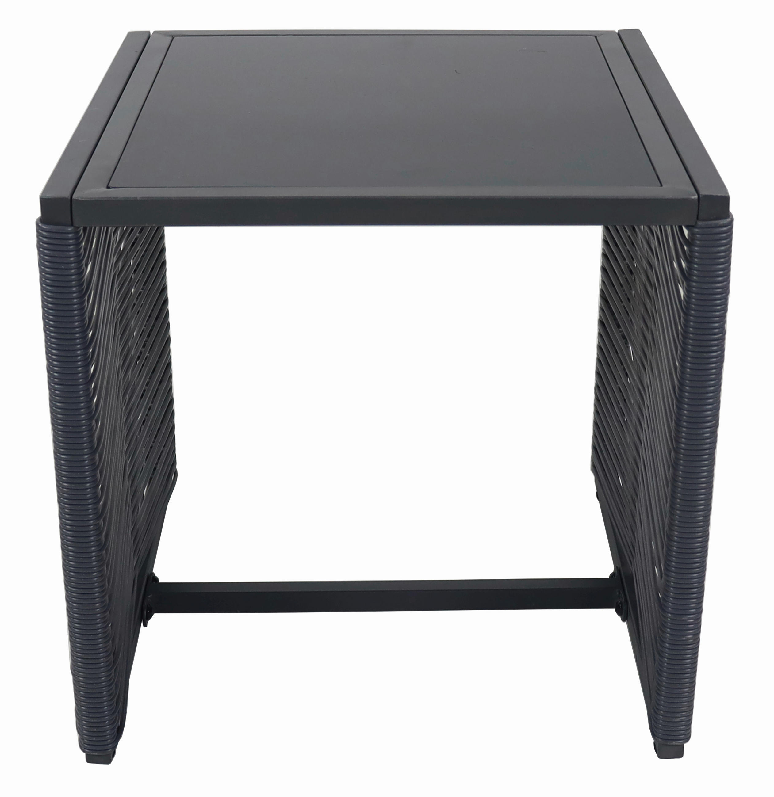 GARTENSET  - Schwarz, MODERN, Glas/Kunststoff - MID.YOU
