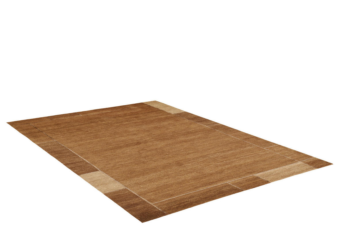 WOLLTEPPICH 90/160 cm Braun rechteckig  - Braun, Basics, Textil (90/160cm) - Cazaris