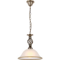 HÄNGELEUCHTE 30/120 cm   - ROMANTIK / LANDHAUS, Glas/Metall (30/120cm) - Globo