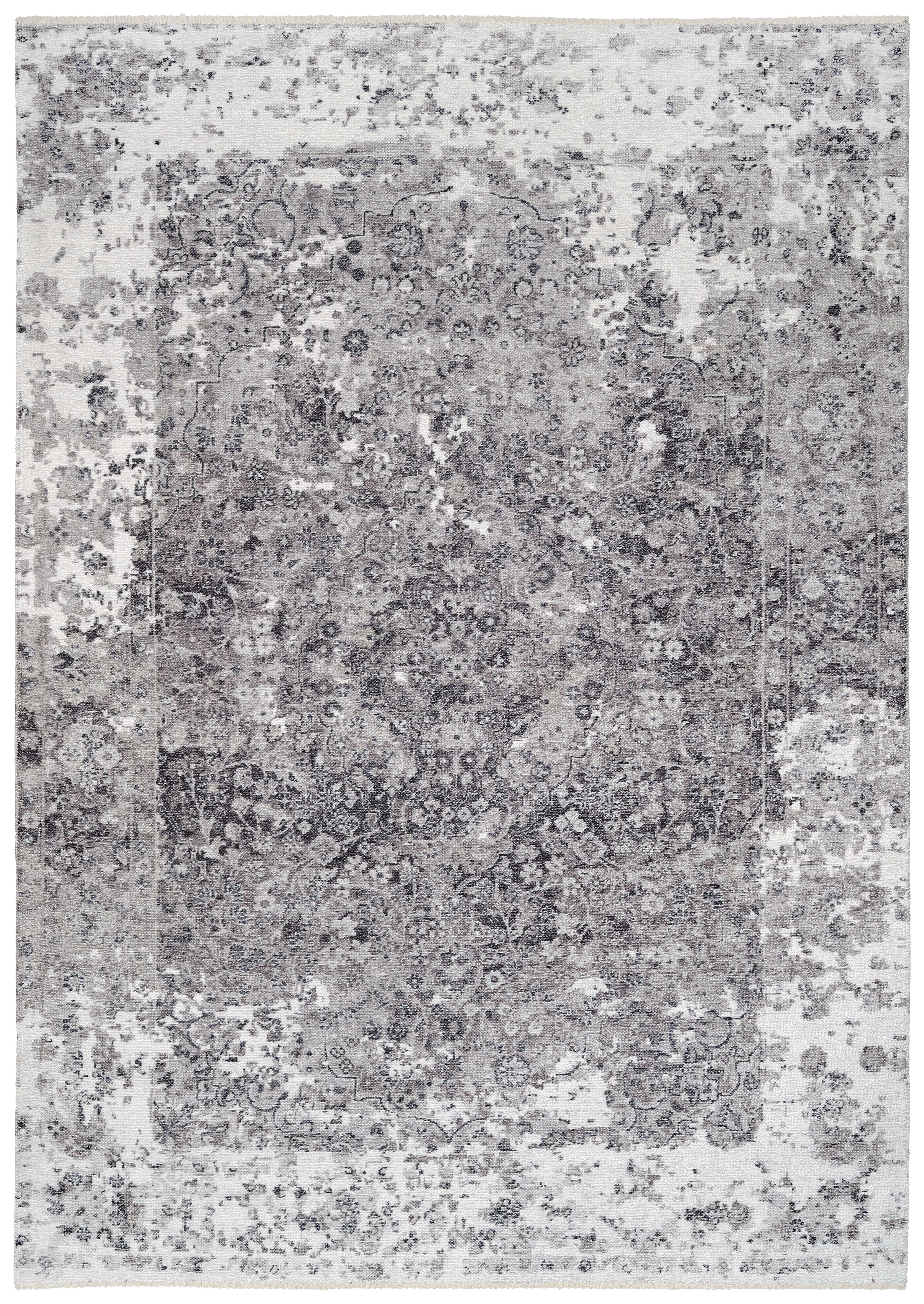 WEBTEPPICH  140/190 cm  Grau, Silberfarben   - Silberfarben/Grau, Design, Textil (140/190cm) - Novel