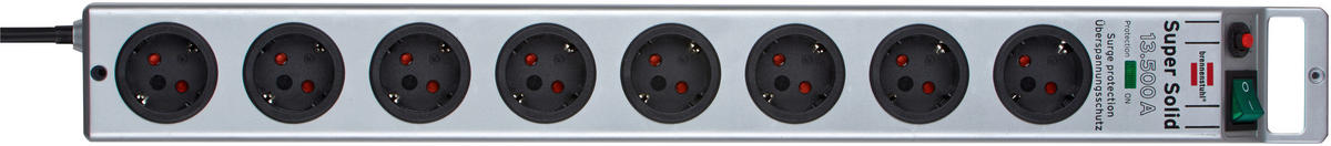 STECKDOSENLEISTE - Silberfarben, Basics, Kunststoff (65/6.5/10.5cm) - Brennenstuhl