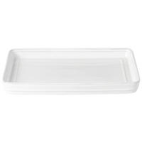 TABLETT Keramik  - Weiß Hochglanz, Basics, Keramik (30,1/22,5/3,2cm) - Costa Nova