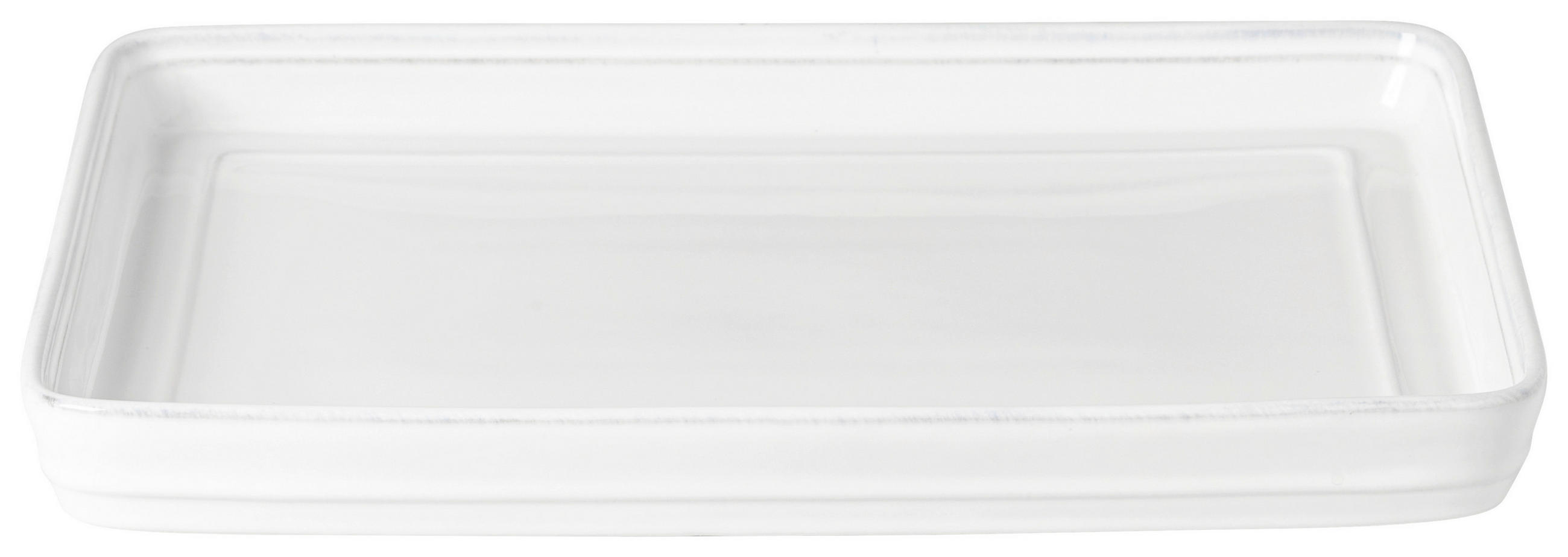 Costa Nova Tablett Friso Weiß Hochglanz 22.5x3.2x30.1 cm