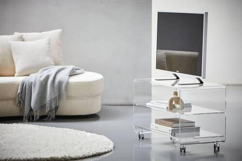 TV-ELEMENT - Klar, Design, Kunststoff (80/50/40cm)