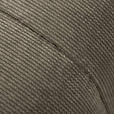 HOCKER in Textil Dunkelbraun  - Dunkelbraun/Schwarz, Design, Kunststoff/Textil (43/50/43cm) - Novel