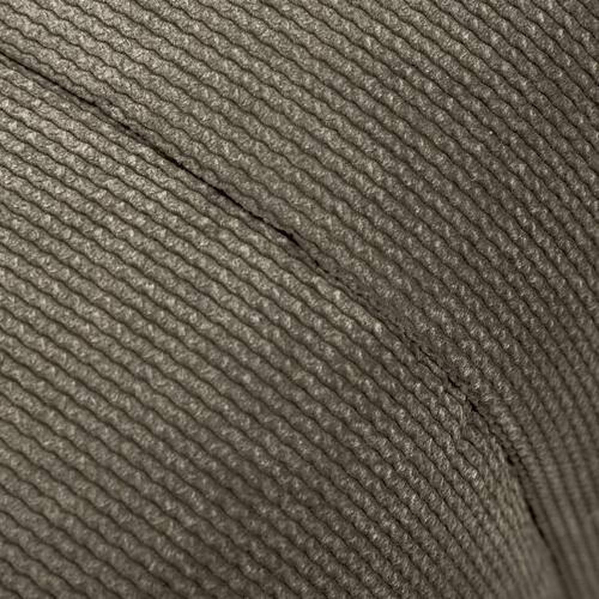 HOCKER in Textil Dunkelbraun  - Dunkelbraun/Schwarz, Design, Kunststoff/Textil (43/50/43cm) - Novel