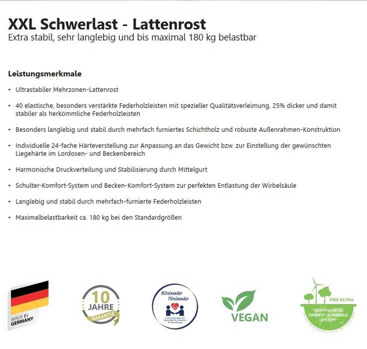 LATTENROST 140/200 cm Birke, Buche  - Beige/Braun, Basics, Holz/Kunststoff (140/200cm) - Visionight