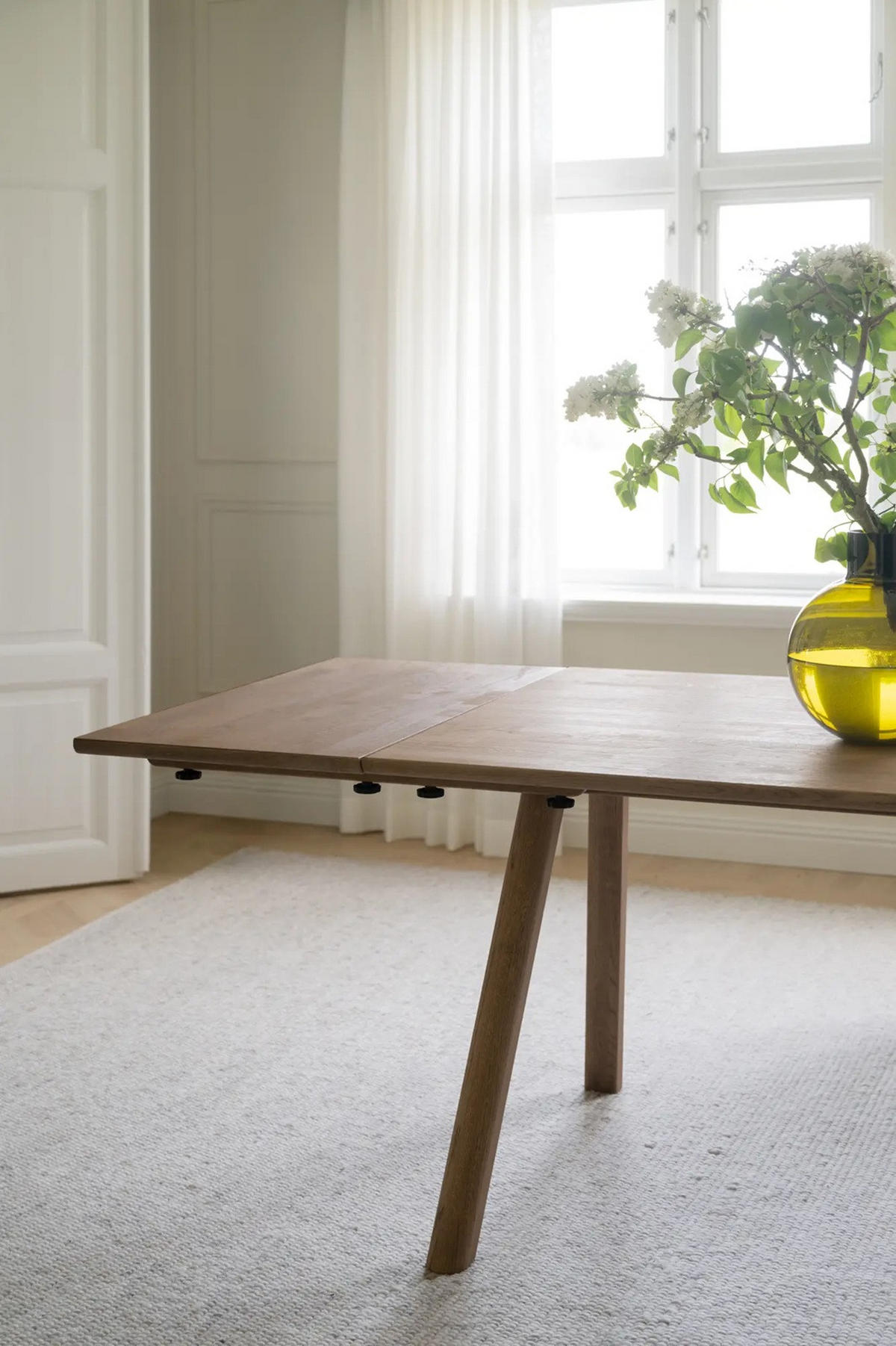 TILLÄGGSSKIVA - ek Bianco, Klassisk, trä (45/95/2cm) - Rowico