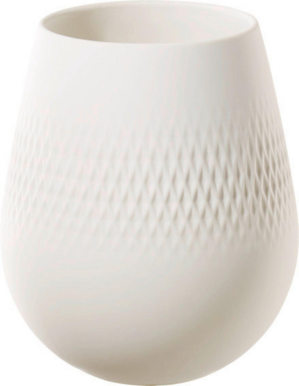 VASE Collier Blanc 14 cm  - Creme, Design, Keramik (12,5/14cm) - Villeroy & Boch