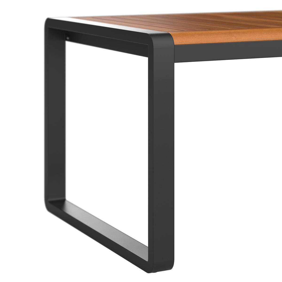 GARTENSET  - Schwarz/Akaziefarben, Design, Holz/Textil (128/68/90/70/70/41,5/68/68/50cm) - Ambia Garden