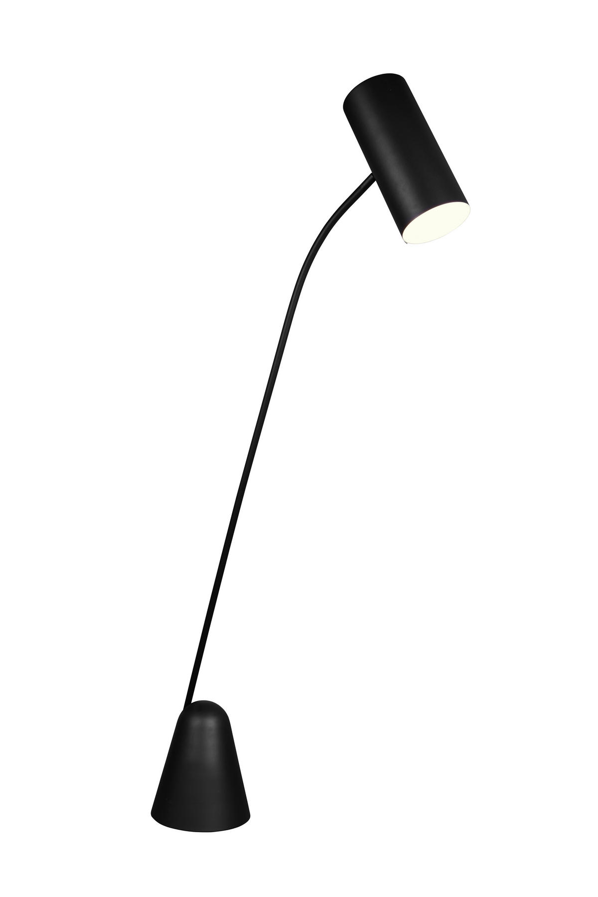 STEHLEUCHTE    - Schwarz, KONVENTIONELL, Metall (206/30/85,5cm) - Cinque