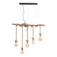 HÄNGELEUCHTE 58/6/210 cm  - Naturfarben, Natur, Naturmaterialien/Holz (58/6/210cm) - Näve