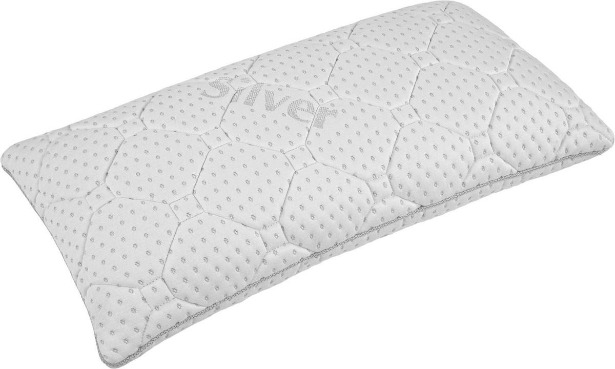 KOPFPOLSTER Viskoelastischer Kern  - Weiß, Design, Textil (80/15/40cm) - Carryhome