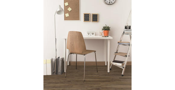 Vinylboden Nuss Velden per m² - Schlammfarben/Dunkelbraun, KONVENTIONELL, Kunststoff (123,5/23,0/0,95cm) - Venda