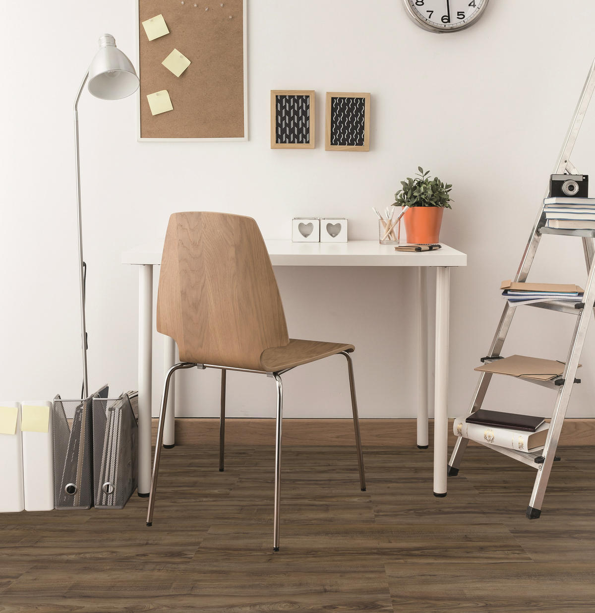 Vinylboden Nuss Velden  per  m² - Schlammfarben/Dunkelbraun, KONVENTIONELL, Kunststoff (123,5/23,0/0,95cm) - Venda