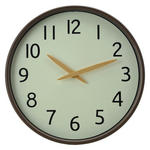 WANDUHR Braun  - Braun, Basics, Glas/Kunststoff (30cm) - Ambia Home