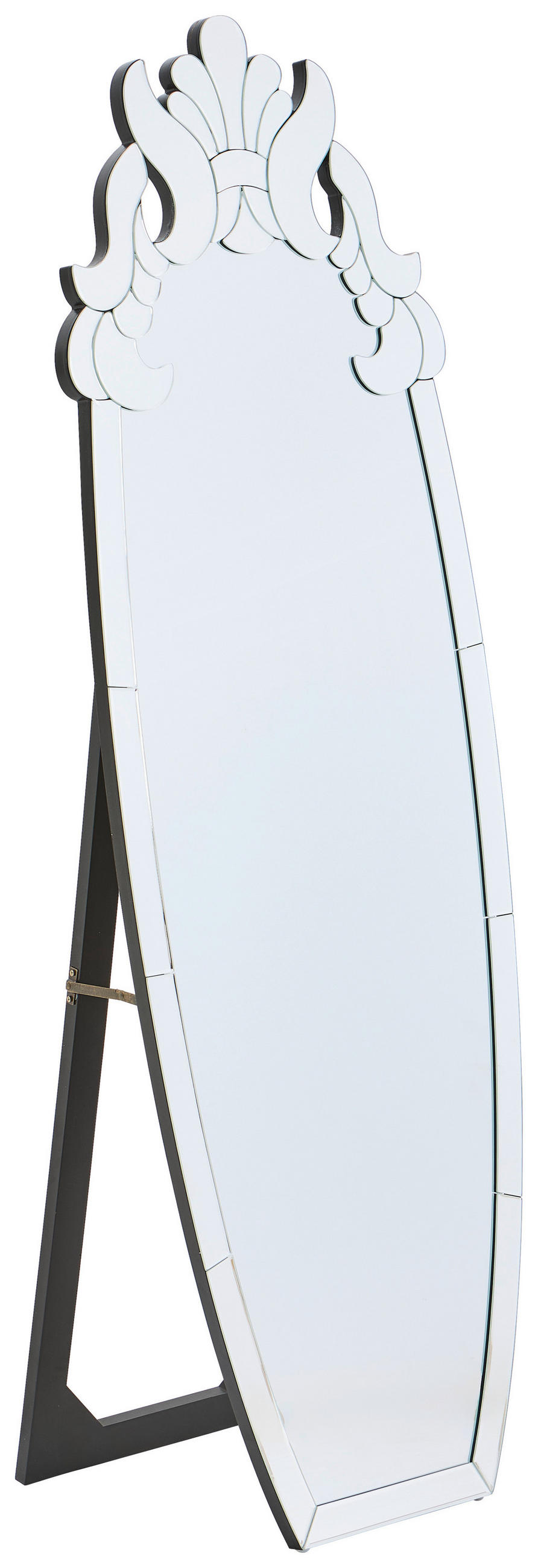 WANDSPIEGEL 55/160/4,2 cm    in oval  - Klar, Design, Glas/Holzwerkstoff (55/160/4,2cm) - MID.YOU