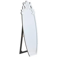 WANDSPIEGEL 55/160/4,2 cm    in oval  - Klar, Design, Glas/Holzwerkstoff (55/160/4,2cm) - MID.YOU