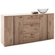 SIDEBOARD  in 180/92/44 cm  - Eichefarben/Anthrazit, KONVENTIONELL, Holzwerkstoff/Metall (180/92/44cm) - Cantus