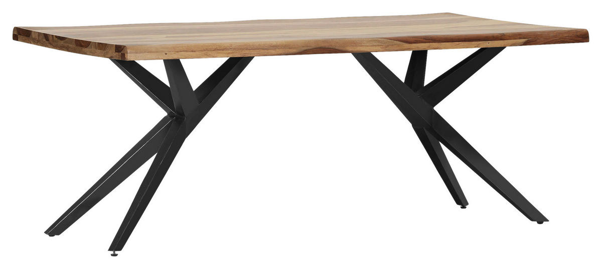 TISCHPLATTE Sheeshamfarben   - Sheeshamfarben, Design, Holz (200/100/5cm) - Landscape